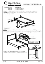 Предварительный просмотр 2 страницы aspenhome I597-402 Assembly Instructions Manual