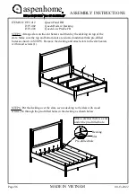 Предварительный просмотр 5 страницы aspenhome I597-402 Assembly Instructions Manual