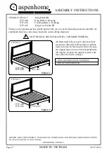 Предварительный просмотр 7 страницы aspenhome I597-402 Assembly Instructions Manual