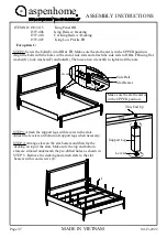 Предварительный просмотр 9 страницы aspenhome I597-402 Assembly Instructions Manual