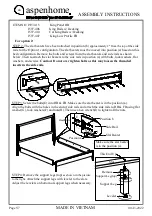 Предварительный просмотр 11 страницы aspenhome I597-402 Assembly Instructions Manual