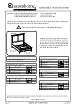 aspenhome ICB-402L-BCH-1 Assembly Instructions Manual preview