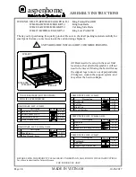 aspenhome ICB407 Assembly Instructions preview