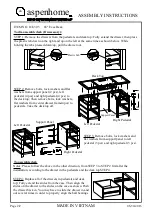 Предварительный просмотр 2 страницы aspenhome ICF-303 Assembly Instructions