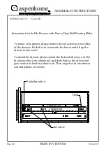 Preview for 2 page of aspenhome ICF-378 Assembly Instructions