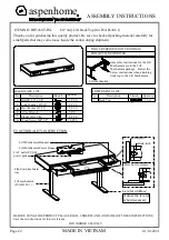 aspenhome IHP-360T-FSL Assembly Instructions preview