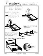 Предварительный просмотр 3 страницы aspenhome IKJ-412-KD Assembly Instructions