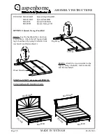 Предварительный просмотр 5 страницы aspenhome IKJ-412-KD Assembly Instructions