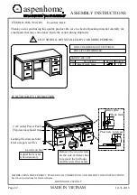 Предварительный просмотр 1 страницы aspenhome IML-303-GRY Assembly Instructions