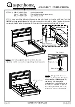 Предварительный просмотр 2 страницы aspenhome IML-473-BRN Assembly Instructions Manual