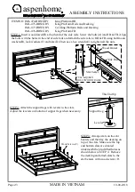 Предварительный просмотр 5 страницы aspenhome IML-473-BRN Assembly Instructions Manual