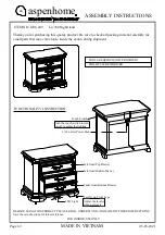 Предварительный просмотр 1 страницы aspenhome Liv360 I206-449 Assembly Instructions