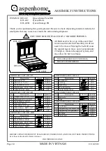 Preview for 4 page of aspenhome Queen Estate Panel HB I201-412 Assembly Instructions Manual