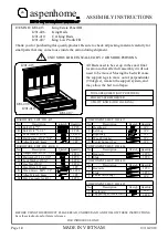 Preview for 8 page of aspenhome Queen Estate Panel HB I201-412 Assembly Instructions Manual