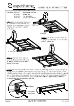 Preview for 9 page of aspenhome Queen Estate Panel HB I201-412 Assembly Instructions Manual