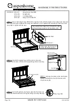 Preview for 10 page of aspenhome Queen Estate Panel HB I201-412 Assembly Instructions Manual