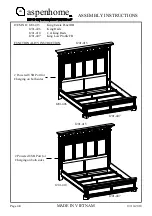 Preview for 11 page of aspenhome Queen Estate Panel HB I201-412 Assembly Instructions Manual