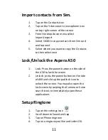 Preview for 12 page of ASPERA A50 User Manual