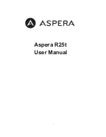 ASPERA R25t User Manual предпросмотр