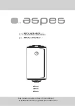 Aspes 8436545200735 Instructions For Use And Maintenance Manual preview