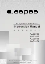 Предварительный просмотр 1 страницы Aspes AAS2009 Instruction Manual