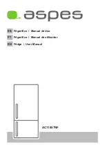 Preview for 1 page of Aspes AC11857NF User Manual