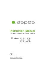 Preview for 26 page of Aspes ACE1110B Instruction Manual