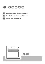 Preview for 1 page of Aspes AHE1100X User Manual