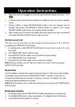 Preview for 11 page of Aspes AMW123PC Instructions Manual