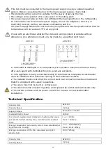 Preview for 18 page of Aspes APV1201 Instruction Manual