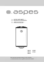 Aspes ATE050 Instructions For Use And Maintenance Manual preview