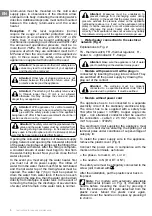 Предварительный просмотр 6 страницы Aspes ATE050 Instructions For Use And Maintenance Manual