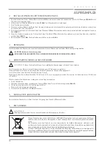 Предварительный просмотр 10 страницы Aspira ASPIRSIMPLEX User Instructions