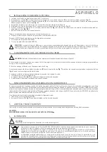 Предварительный просмотр 12 страницы Aspira ASPIRVELO Series User Instructions