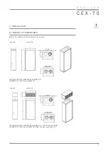 Предварительный просмотр 3 страницы Aspira CEX-70 Installation, Use And Maintenance Manual