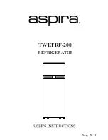 Предварительный просмотр 1 страницы Aspira TWLTRF-200 User Instructions