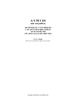 Preview for 1 page of ASPiSYS ASM100 User Manual