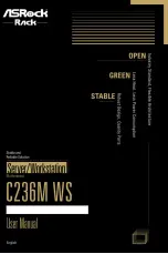 ASROCK Rack C236M WS User Manual preview