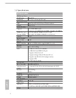 Preview for 8 page of ASROCK Rack E3C236D4I-44E85 User Manual