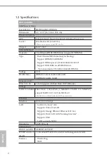 Preview for 8 page of ASROCK Rack OCP-C612HM User Manual