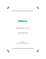 ASROCK 2Core1066-2.13G User Manual предпросмотр