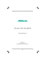 ASROCK 4CORE1333-GLAN-M - V1.0 User Manual предпросмотр