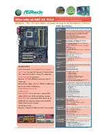 Предварительный просмотр 1 страницы ASROCK 4CoreDual-SATA2 R2.0 Specifications