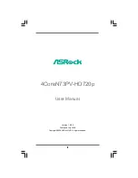 ASROCK 4CoreN73PV-HD720p User Manual предпросмотр