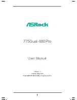 ASROCK 775Dual-880Pro User Manual предпросмотр