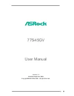 Предварительный просмотр 1 страницы ASROCK 775i45GV User Manual