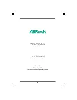 ASROCK 775V88-M+ User Manual предпросмотр