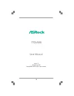 ASROCK 775VM8 User Manual предпросмотр