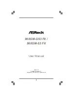 ASROCK 960GM-GS3 FX User Manual предпросмотр