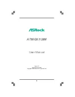 Предварительный просмотр 1 страницы ASROCK A780GXH-128M User Manual